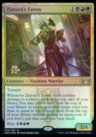 Ziatora's Envoy [Streets of New Capenna Prerelease Promos] | Gamers Paradise