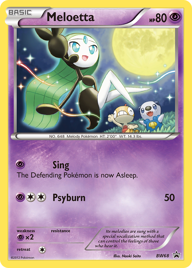 Meloetta (BW68) [Black & White: Black Star Promos] | Gamers Paradise