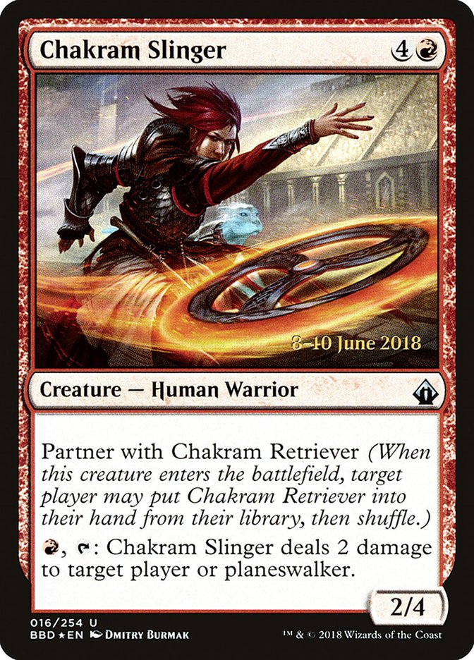 Chakram Slinger [Battlebond Prerelease Promos] | Gamers Paradise