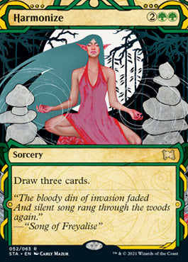 Harmonize (Foil Etched) [Strixhaven: School of Mages Mystical Archive] | Gamers Paradise