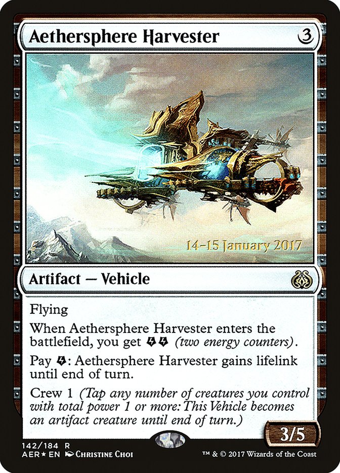Aethersphere Harvester [Aether Revolt Prerelease Promos] | Gamers Paradise