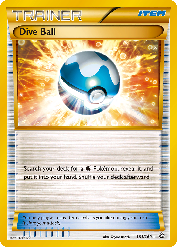 Dive Ball (161/160) [XY: Primal Clash] | Gamers Paradise