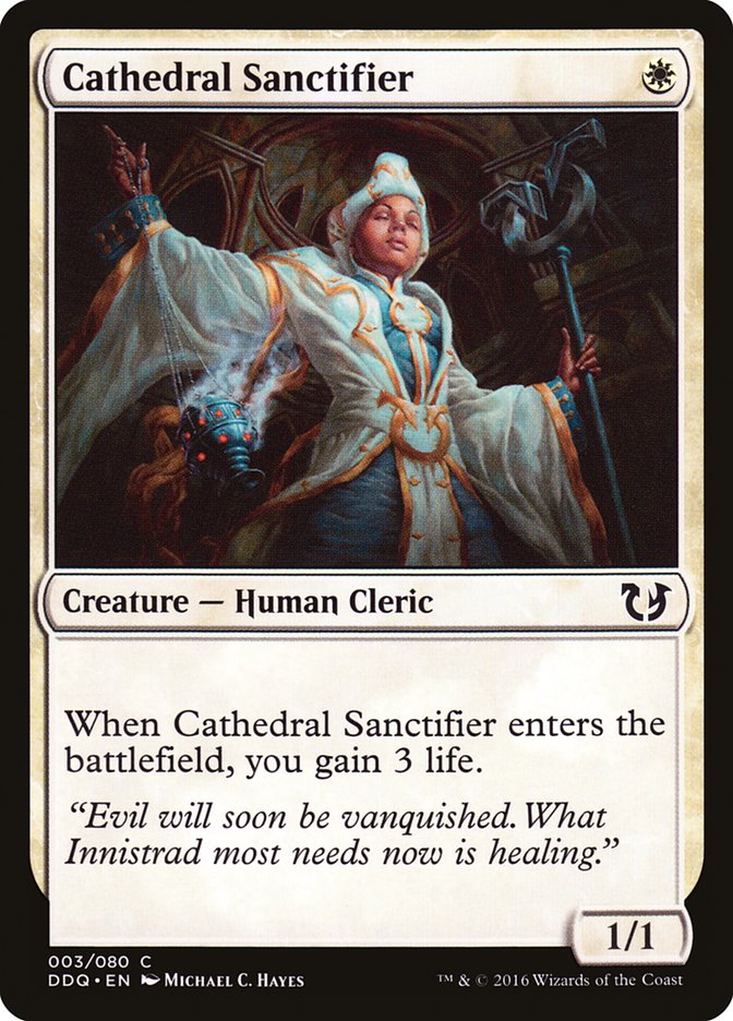 Cathedral Sanctifier [Duel Decks: Blessed vs. Cursed] | Gamers Paradise