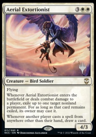 Aerial Extortionist (Promo Pack) [Streets of New Capenna Commander Promos] | Gamers Paradise