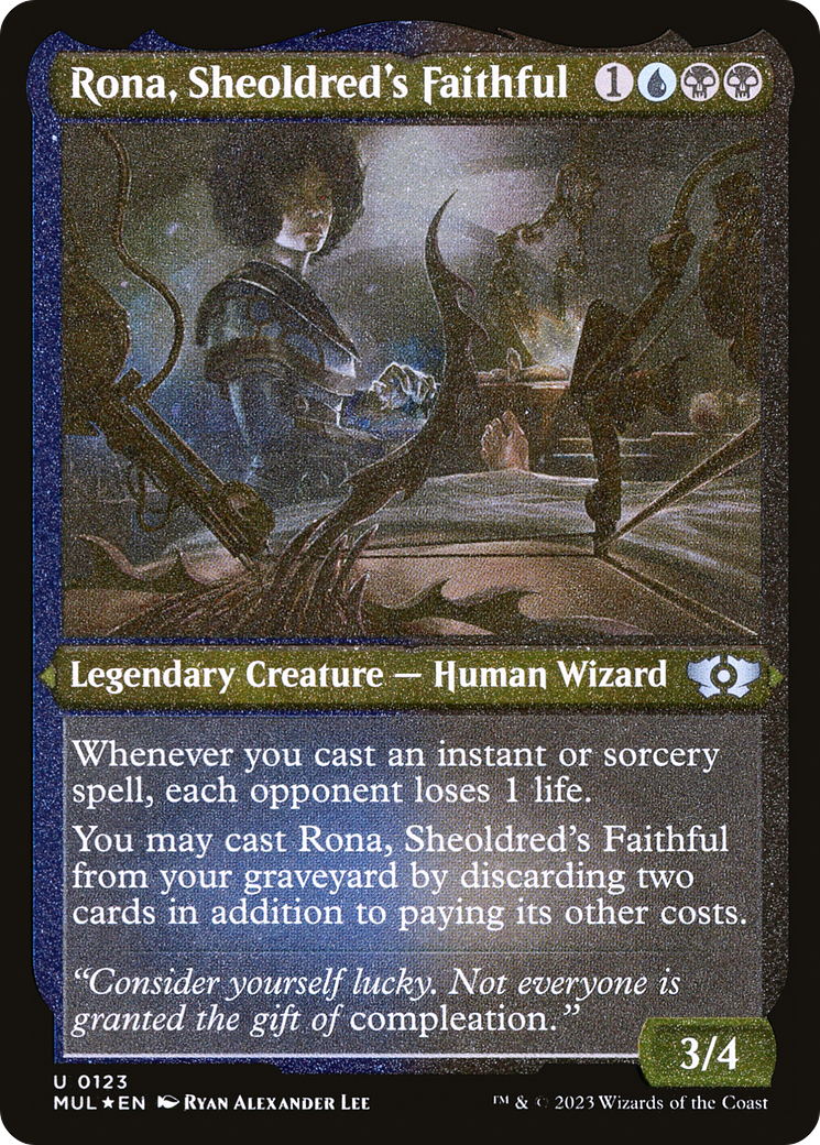 Rona, Sheoldred's Faithful (Foil Etched) [Multiverse Legends] | Gamers Paradise