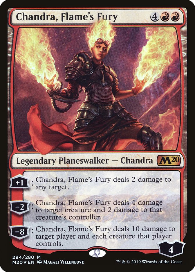 Chandra, Flame's Fury [Core Set 2020] | Gamers Paradise