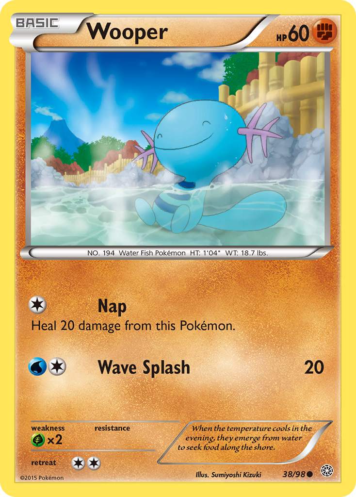 Wooper (38/98) [XY: Ancient Origins] | Gamers Paradise