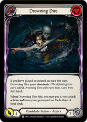 Drowning Dire (Yellow) [EVR111] (Everfest)  1st Edition Rainbow Foil | Gamers Paradise