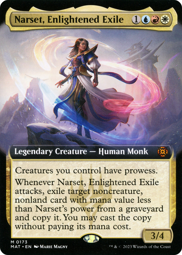 Narset, Enlightened Exile (Extended Art) [March of the Machine: The Aftermath] | Gamers Paradise