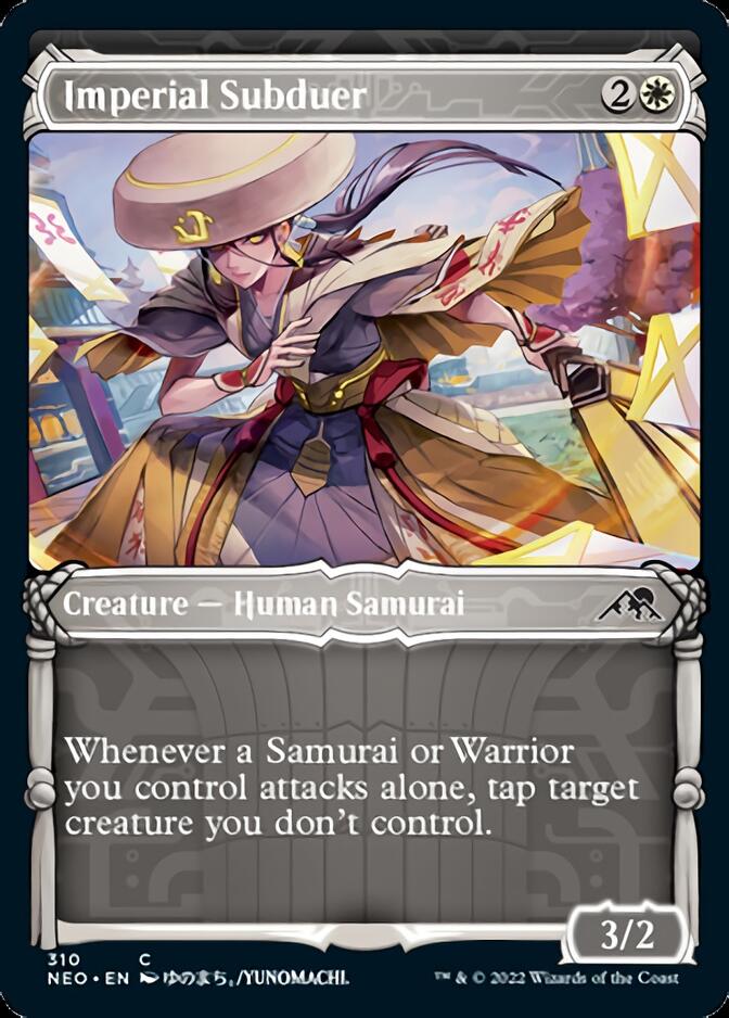 Imperial Subduer (Showcase Samurai) [Kamigawa: Neon Dynasty] | Gamers Paradise