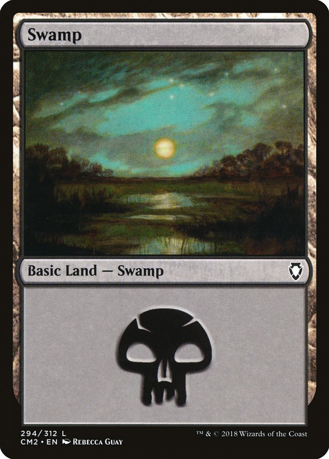 Swamp (294) [Commander Anthology Volume II] | Gamers Paradise