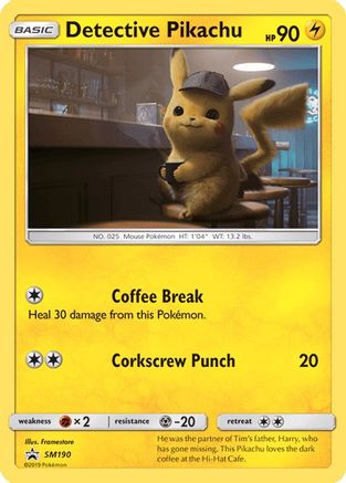 Detective Pikachu (SM190) [Sun & Moon: Black Star Promos] | Gamers Paradise