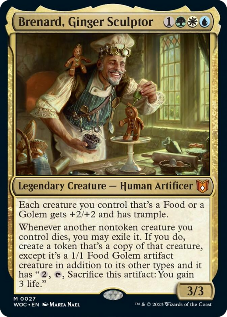 Brenard, Ginger Sculptor [Wilds of Eldraine Commander] | Gamers Paradise