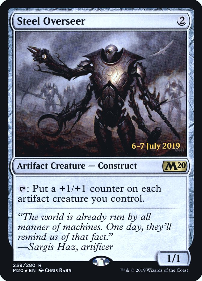 Steel Overseer [Core Set 2020 Prerelease Promos] | Gamers Paradise