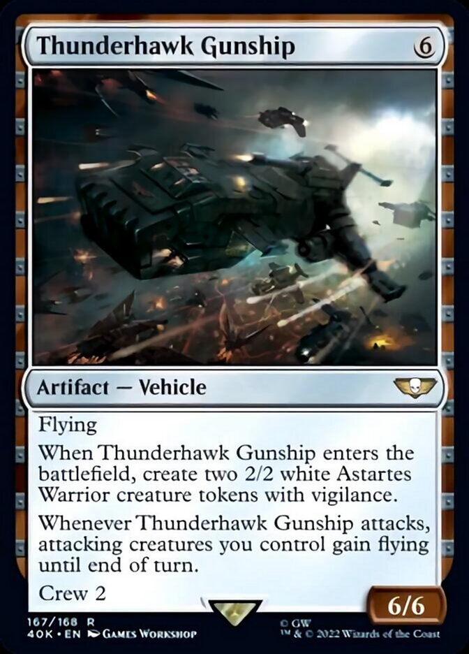 Thunderhawk Gunship (Surge Foil) [Universes Beyond: Warhammer 40,000] | Gamers Paradise
