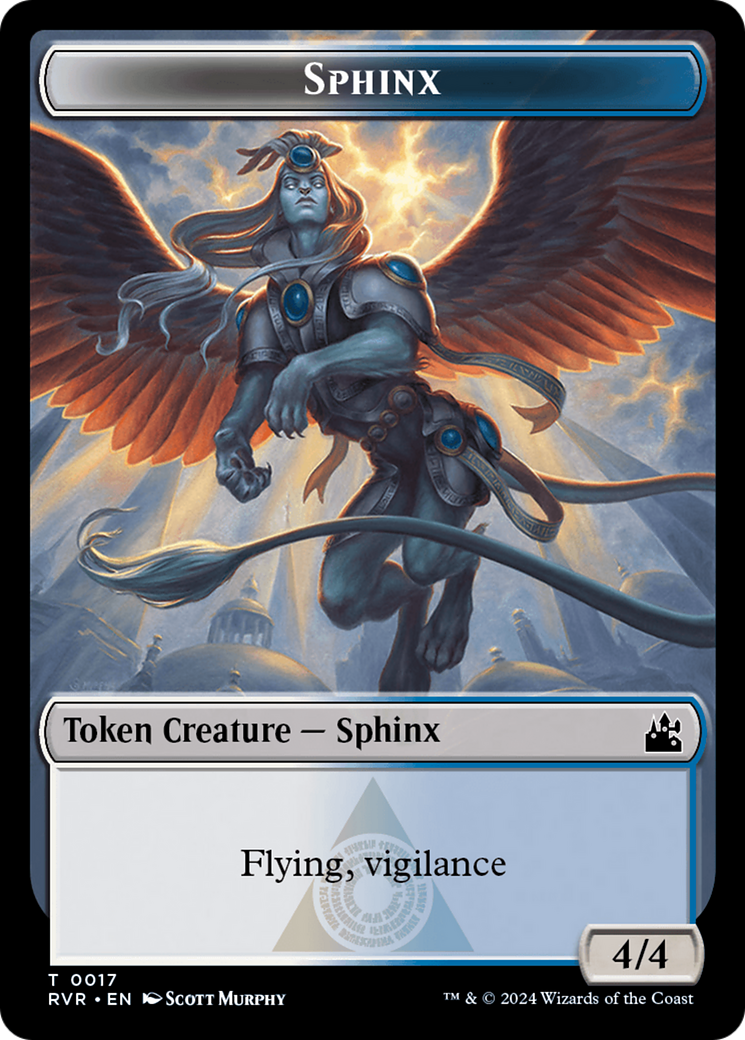 Bird // Sphinx Double-Sided Token [Ravnica Remastered Tokens] | Gamers Paradise