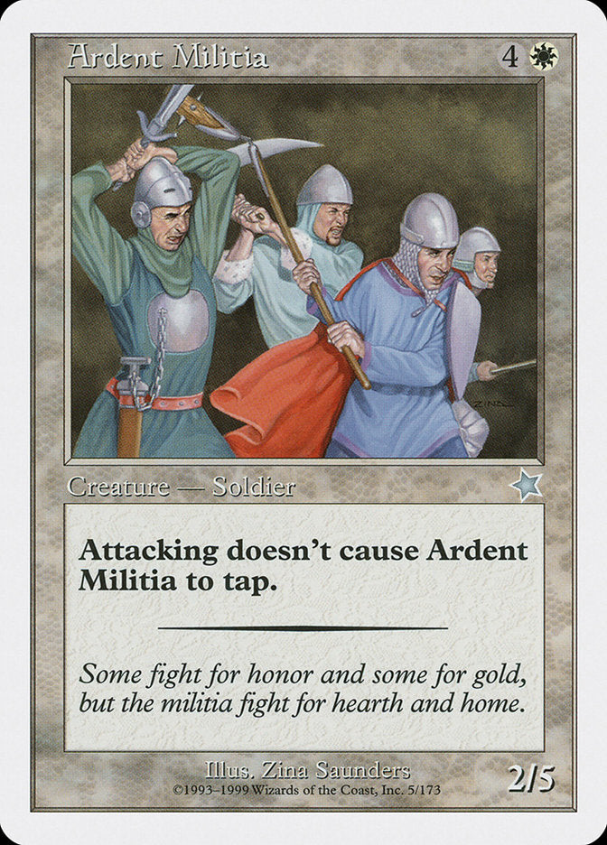 Ardent Militia [Starter 1999] | Gamers Paradise