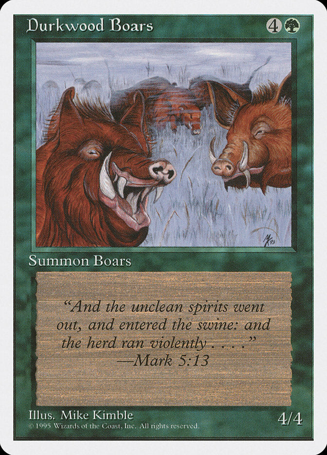 Durkwood Boars [Fourth Edition] | Gamers Paradise