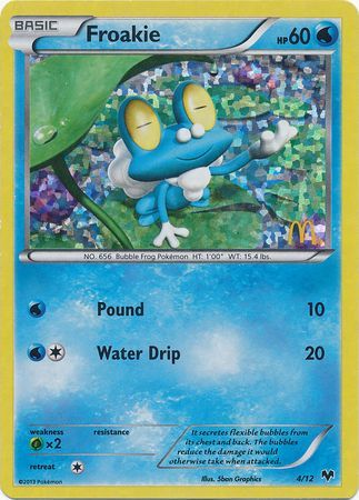 Froakie (4/12) [McDonald's Promos: 2014 Collection] | Gamers Paradise