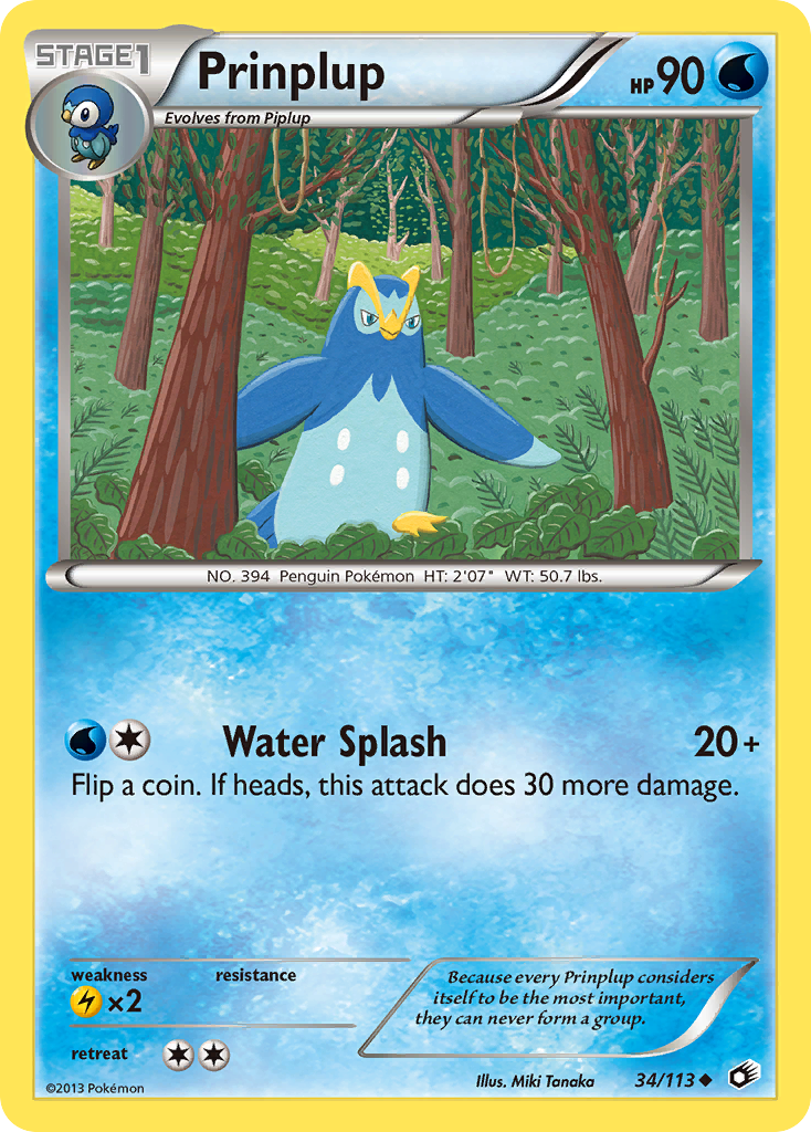 Prinplup (34/113) [Black & White: Legendary Treasures] | Gamers Paradise