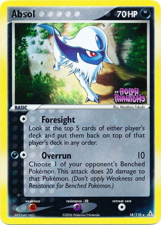 Absol (18/110) (Stamped) [EX: Holon Phantoms] | Gamers Paradise
