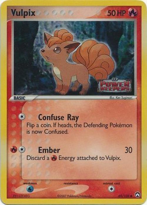 Vulpix (69/108) (Stamped) [EX: Power Keepers] | Gamers Paradise