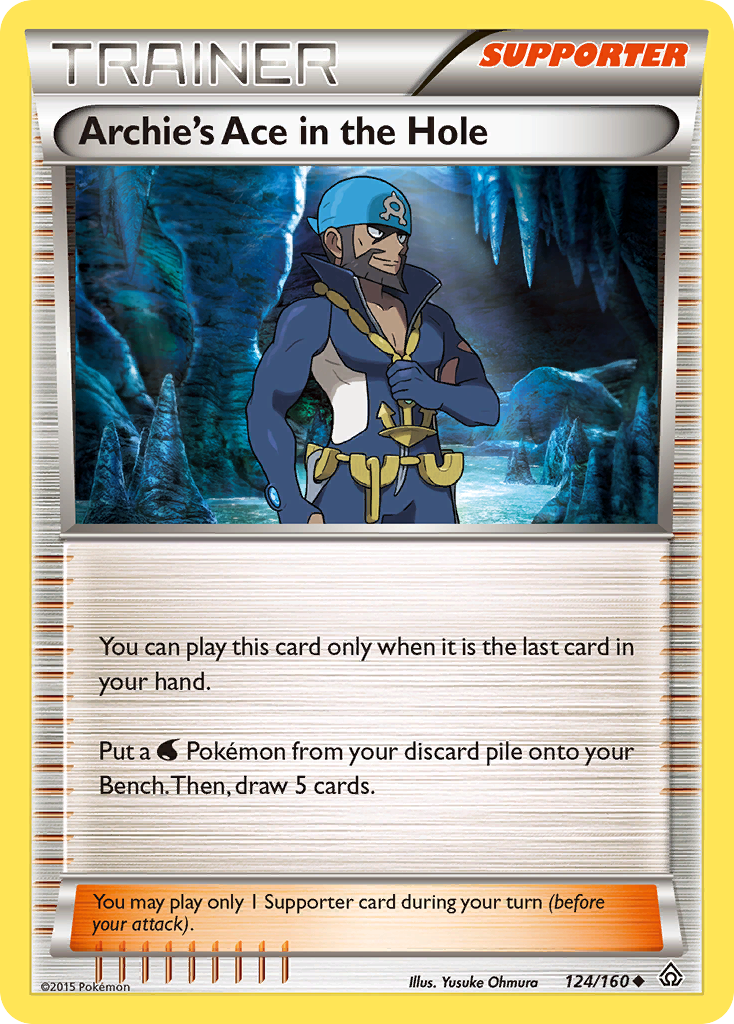 Archie's Ace in the Hole (124/160) [XY: Primal Clash] | Gamers Paradise