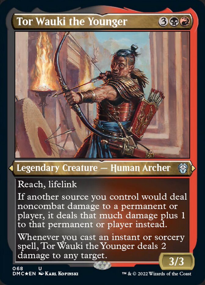 Tor Wauki the Younger (Foil Etched) [Dominaria United Commander] | Gamers Paradise