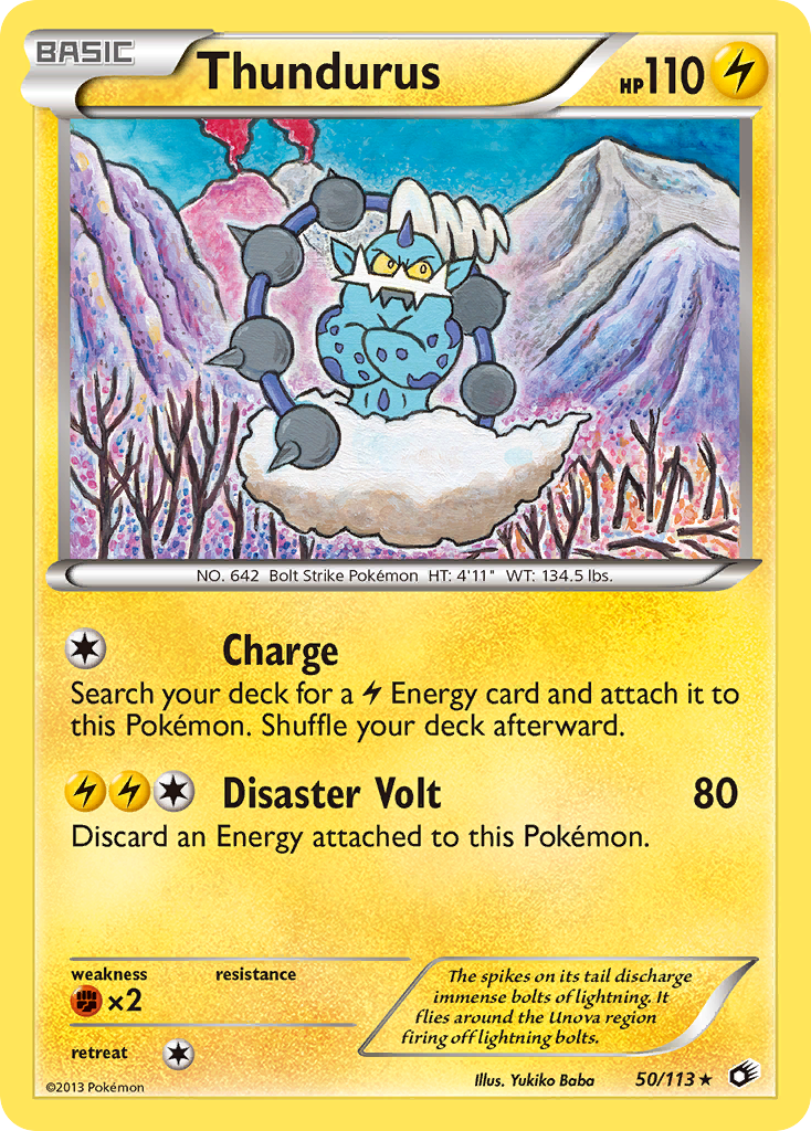 Thundurus (50/113) [Black & White: Legendary Treasures] | Gamers Paradise