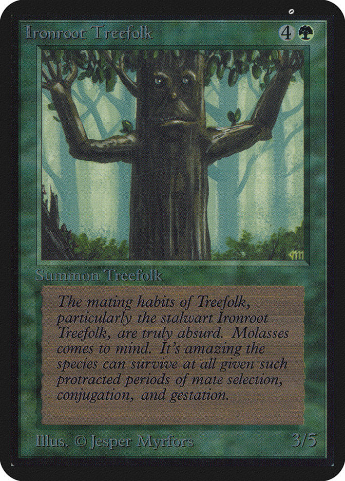 Ironroot Treefolk [Alpha Edition] | Gamers Paradise