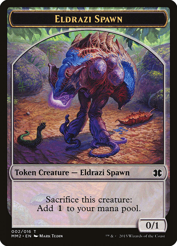 Eldrazi Spawn Token (002/016) [Modern Masters 2015 Tokens] | Gamers Paradise