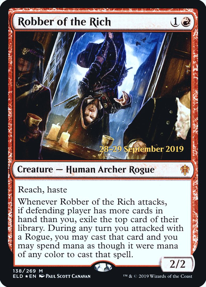 Robber of the Rich [Throne of Eldraine Prerelease Promos] | Gamers Paradise