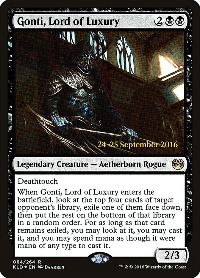 Gonti, Lord of Luxury [Kaladesh Prerelease Promos] | Gamers Paradise