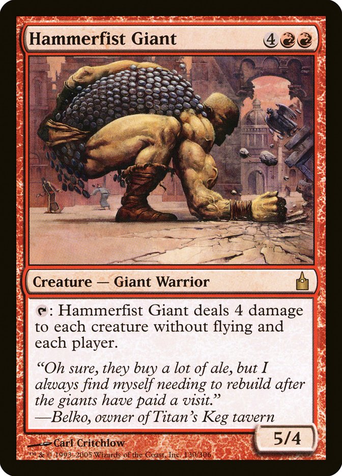Hammerfist Giant [Ravnica: City of Guilds] | Gamers Paradise