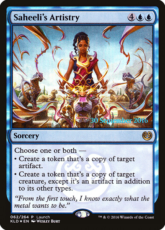 Saheeli's Artistry (Launch) [Kaladesh Promos] | Gamers Paradise