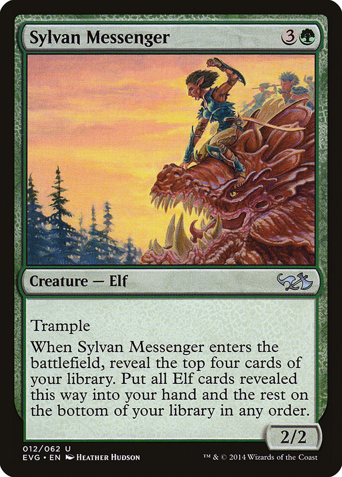 Sylvan Messenger (Elves vs. Goblins) [Duel Decks Anthology] | Gamers Paradise