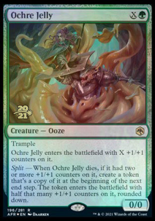 Ochre Jelly [Dungeons & Dragons: Adventures in the Forgotten Realms Prerelease Promos] | Gamers Paradise