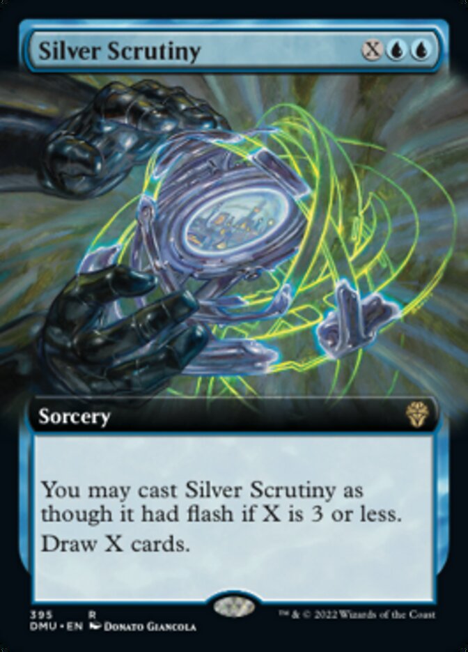 Silver Scrutiny (Extended Art) [Dominaria United] | Gamers Paradise