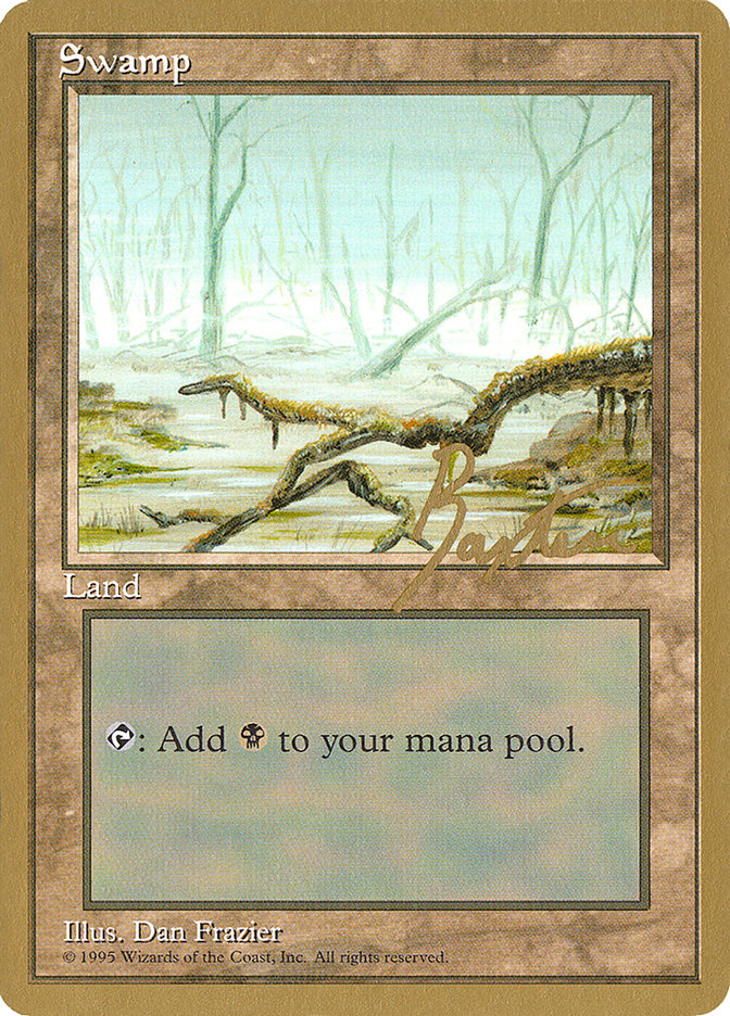 Swamp (gb372) (George Baxter) [Pro Tour Collector Set] | Gamers Paradise