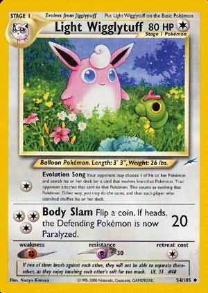 Light Wigglytuff (54/105) [Neo Destiny Unlimited] | Gamers Paradise