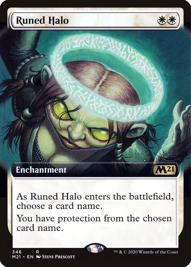 Runed Halo (Extended Art) [Core Set 2021] | Gamers Paradise