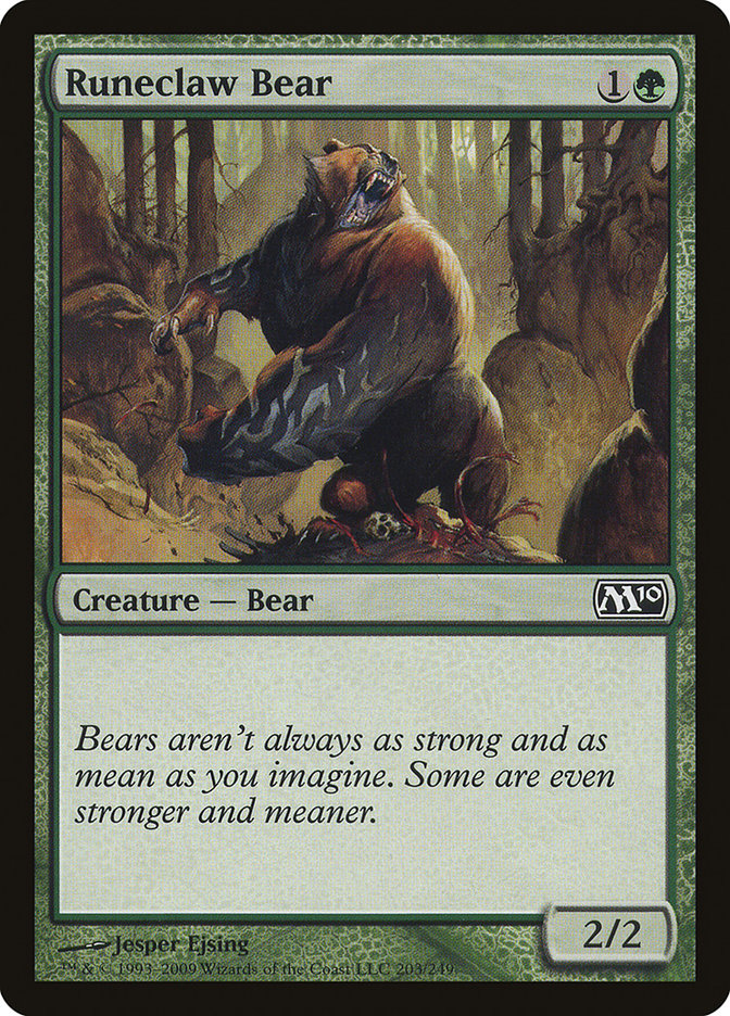 Runeclaw Bear [Magic 2010] | Gamers Paradise