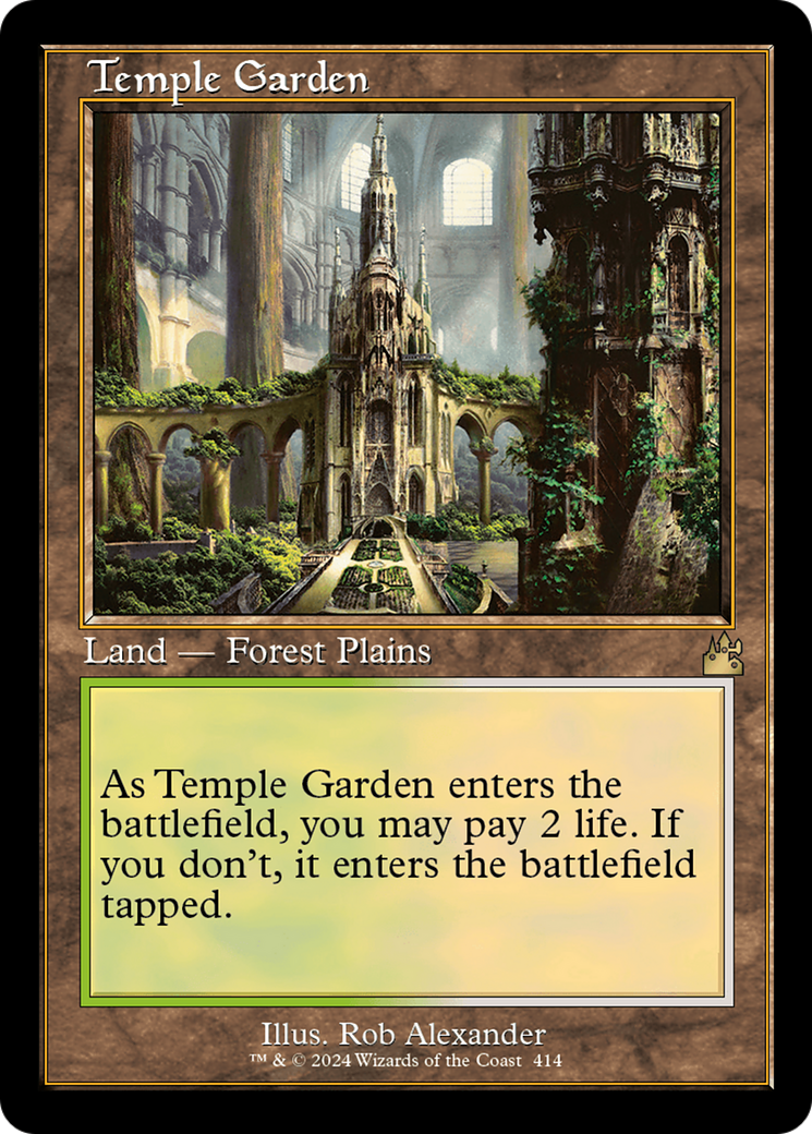 Temple Garden (Retro) [Ravnica Remastered] | Gamers Paradise