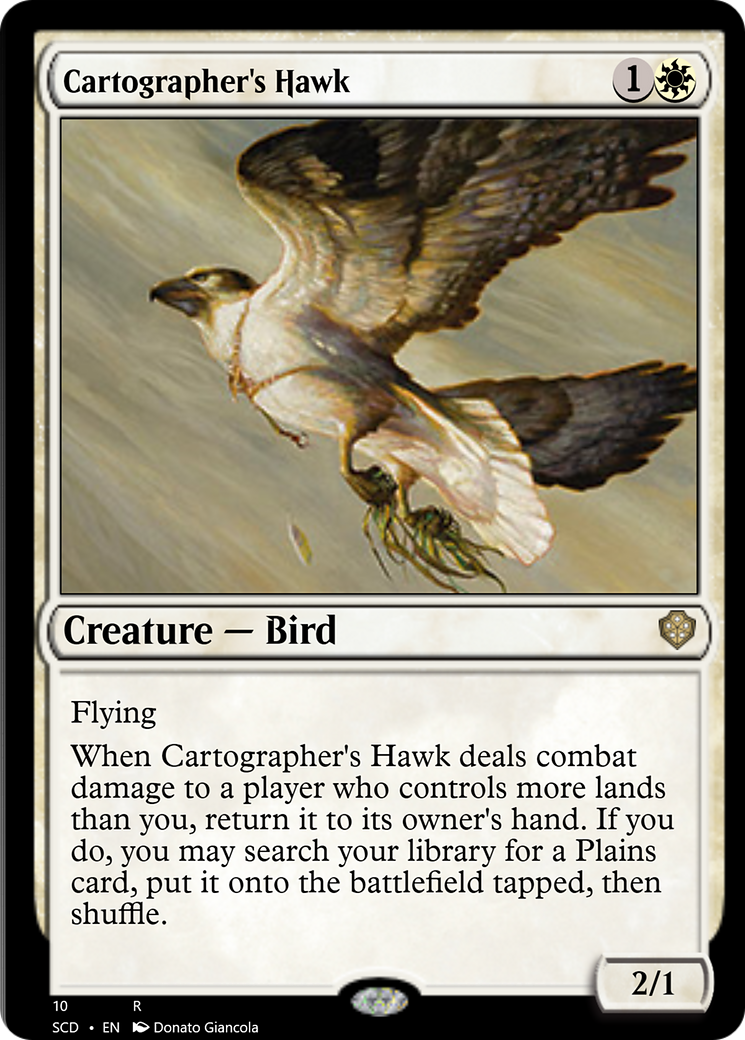 Cartographer's Hawk [Starter Commander Decks] | Gamers Paradise