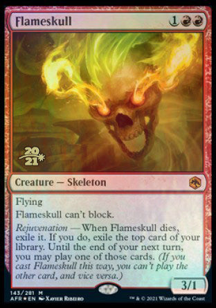 Flameskull [Dungeons & Dragons: Adventures in the Forgotten Realms Prerelease Promos] | Gamers Paradise