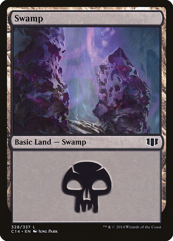 Swamp (328) [Commander 2014] | Gamers Paradise
