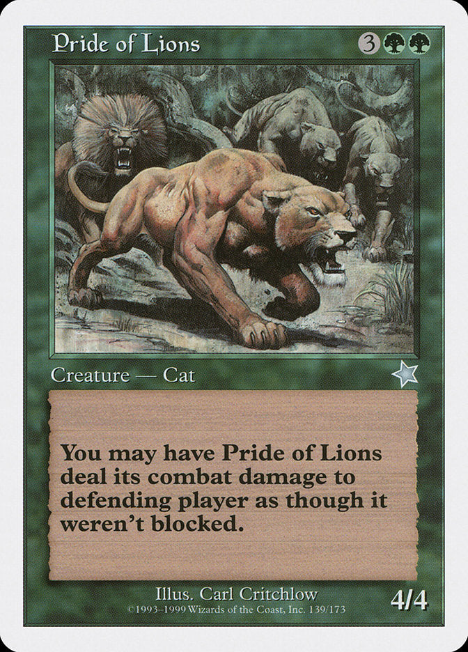 Pride of Lions [Starter 1999] | Gamers Paradise