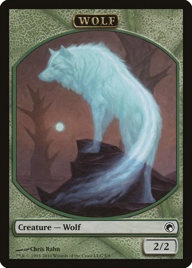 Wolf Token [Scars of Mirrodin Tokens] | Gamers Paradise