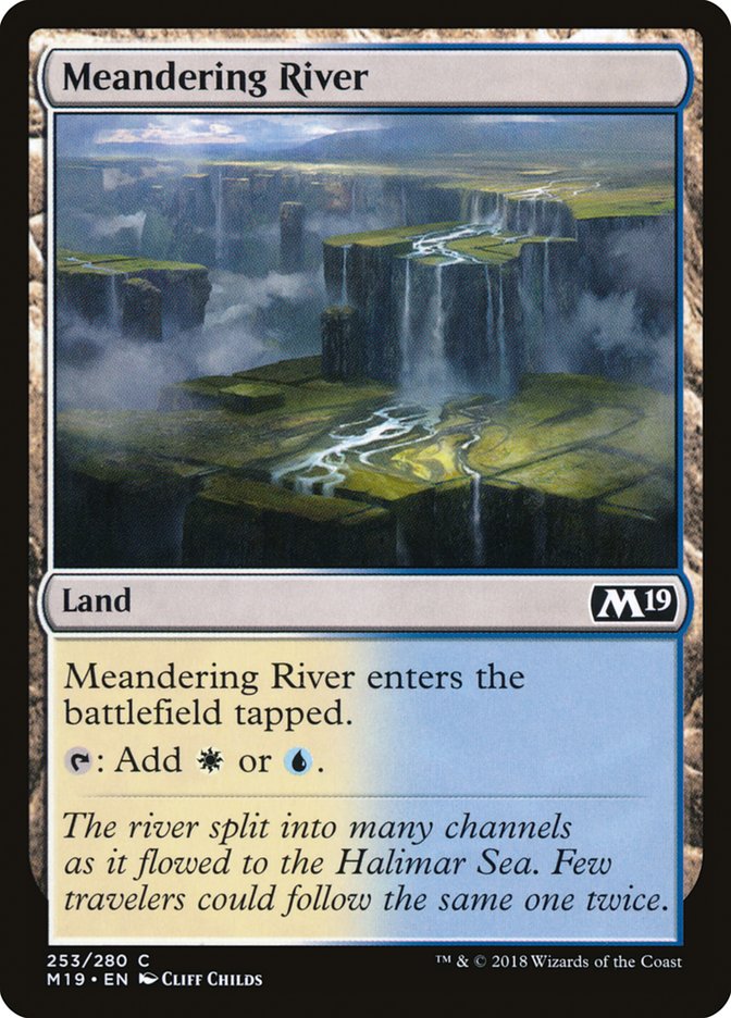 Meandering River [Core Set 2019] | Gamers Paradise