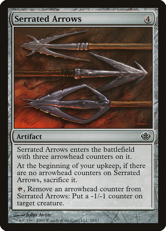 Serrated Arrows [Duel Decks: Garruk vs. Liliana] | Gamers Paradise